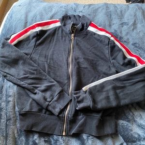 Forever 21 black bomber jacket